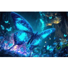 Dřevěné puzzle Fluorescentní motýl A4 - EPEE