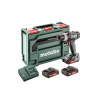 METABO SB 18 L Set 3x2,0Ah Aku příklepová vrtačka + kufr