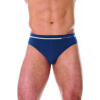 Brubeck Pánské slipy COMFORT WOOL BE10050 tmavé džíny velikost M