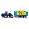 Kovový model Siku Farmer - Traktor New Holland s prívesom Joskin (4006874019472)