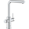 GROHE Blue Pure Minta páková drezová batéria s filtráciou (bez filtra), s vyťažiteľným výtokom, výška výtoku 331 mm, chróm, 30601000