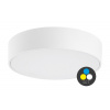Rabalux Biele stropné LED svietidlo Tartu okrúhle 175mm 18W IP44 CCT 7893