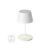 Stolná lampa, biela keramic. Seoul RC V&B Sompex
