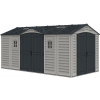 DURAMAX Domček záhradný APEX PRO + podlahová konštrukcia, antracit 235 × 485 × 248 cm