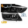 LAMPY Reflektory pre BMW E90/E91 OD 2005 DO 2008 Krúžok 3D DIÓDOVÉ SMEROVKY