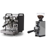 Rocket Espresso Mozzafiato FAST R, black + Eureka Mignon Libra 65 All Purpose, CR grey