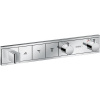 Hansgrohe 15356000 RainSelect termostat pod omietku pre 3 spotrebiče, chróm