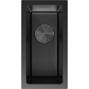 Mexen Trixo oceľový drez 1-komorový 230 x 440 mm, čierny - 6411221000-70