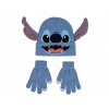 Súprava Stitch 2-dielna, modrá, univerzálna veľkosť, 100 % akryl