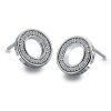 Strieborné náušnice Hot Diamonds Emozioni Saturno Clear DE408