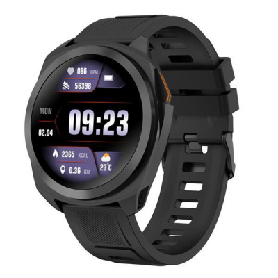 Canyon SW-83, Maverick, smart hodinky, BT, fareb. LCD displej 1.32´´, vodotes. IP68, 128 športov, čierne CNS-SW83BB