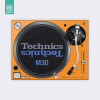 Doto Design Skin SL-1200 / 1210 M3D FULL COLORS Sunset Orange