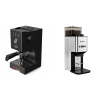 Gaggia Classic UP, black + Lelit Steve PM20, polished stainless steel