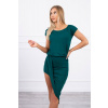 Dámske asymetrické šaty MI61524 zelené