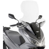 KAPPA 1163DTK čelné plexi pre HONDA PCX 125 (18-19) 85 x 63 cm, číre - vyžaduje montážnu sadu D1163KITK