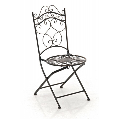 Kovová stolička skladacia Indra - Bronzová