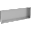 Mexen X-Wall-R zapustená polička s okrajom 90 x 30 cm, inox - 1910903010