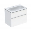 Geberit iCon - Skrinka s umývadlom, 8x5x6 cm, 2 zásuvky, KeraTect, lesklá biela 502.332.01.1