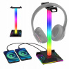 STOJAN NA SLÚCHADLÁ NA UŠI RGB LED DRŽIAK USB 7 KOL
