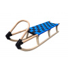 Drevené sane 125 cm - modré KUBISPORT