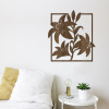 drevo zivota Drevená dekorácia na stenu LILIA I Farebný vzor: Orech, Rozmery (cm): 28x30