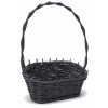 Kôš, košík - Black prútený darčekový kôš (Basket prútený kôš darček darček kvety)
