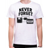Fajntričko Retro tričko - VHS, disketa, kazeta, Farba biela, Strih/ Variant Pánsky/UNISEX