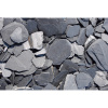 Plátky bridlice čierny grafit 30 - 70 mm 20 kg PE vrece