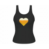Dámske tielko Tank Top Pivní srdce
