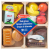 Melissa & Doug Drevená zelenina ovocie jedlo vzdelávací set 21 kusov