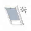 VELUX Slovensko, spol. s r.o. Velux DSL Trend solárna, Vyberte rozmer MK04 78x98 cm, Vyberte odtieň Trend látka 4580, Vyberte farbu líšt Strieborná