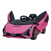 mamido Elektrické autíčko Lamborghini Sian 4x4 ružové
