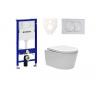 Swiss aqua technologies Cenově zvýhodněný závěsný WC set Geberit do lehkých stěn / předstěnová montáž+ WC SAT Brevis SIKOGES6W7