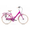 Mestsky bicykel - Romet Sonata Classic Pink Bike 28 18 m + kôš (Bicykel Romet Sonata Classic ružový 28 18M + košík)