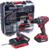 Skrutkovač Worcraft CHD-S20LiBAT ShareSYS 20V, Li-ion, bezuhlíkový, 2x akumulátor 2.0Ah, nabíjačka, set s príslušenstvom 73ks, v
