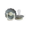 Frigg Dvojbalenie cumlíkov frigg daisy night french gray/ portobello, 0-6m, silikón