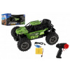 Auto RC buggy terénne zelené 22cm plast 2,4GHz na batérie + dobíjacie pack v krabici 32x16x18cm