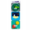 PlayTab Senzorické štvorčeky Sada 4 s ozubeným kolesom Fat Brain Toys