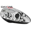 DAYLINE predné svetlá Fiat Grande Punto 2005-2008 chróm