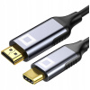 USB-C KÁBEL HDMI ADAPTÉR USB HUB TYP C NA HDMI MHL 4K 60HZ 2M