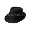 Klobúk - GANGSTER PANAMA TRENDY - čierny, unisex
