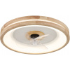 Globo Lighting Gatian stropný ventilátor 1x30 W biela-drevená 03650