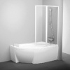 Ravak VSK2 Rosa 140 L Transparent, vanová zástena 76L70100Z1