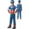 KOSTÝM MARVEL AVENGERS KAPITÁN AMERIKA KOSTÝM MODRO-ČIERNY