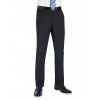Pánske Slim fit elegantné nohavice Cassino Brook Taverner - Nezakončené 91 cm, Veľkosť 56, Farba Čierna