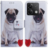 Peňaženkové kožené puzdro na Xiaomi Redmi Note 13 - Pug
