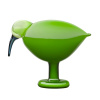 Iittala Vtáčik Toikka Green Ibis