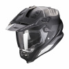 Moto přilba SCORPION ADF-9000 AIR DESERT matná černo/stříbrná - Velikost S