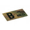 Nášivka krvná skupina IR Clawgear® – B -, Multicam®