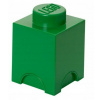 LEGO® Úložný box 12,5 x 12,5 x 18 cm tmavě zelená